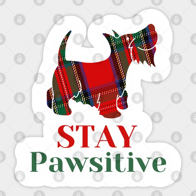 stay pawsitive Sticker by Mplanet